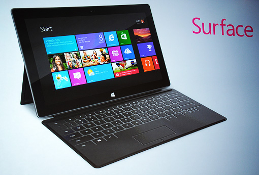 Surface tablet by Microsoft